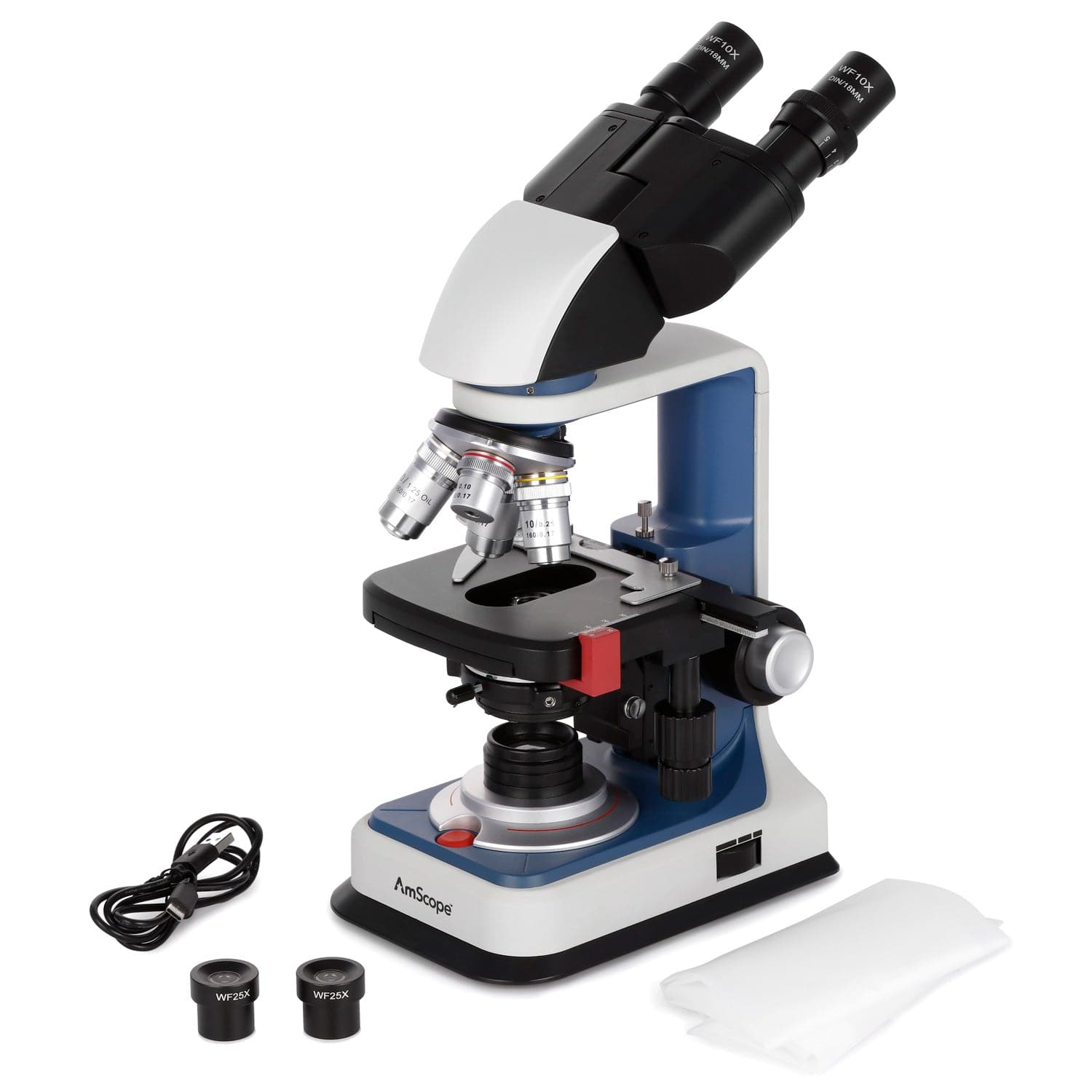 AmScope  40X-2500X Magnificati - Microscope Compound 40X recension och pris