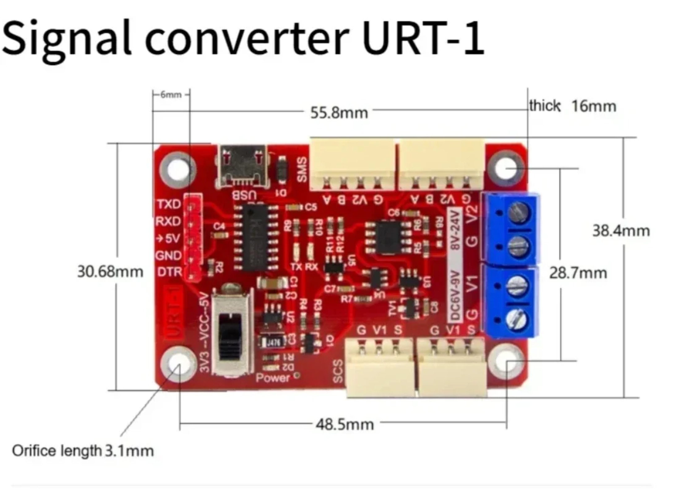 Feetech STS3215 19KG 7.4V Gear - Robot Arm Motor recension och pris