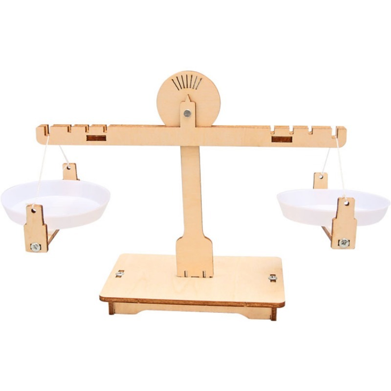 Wooden DIY Balance Scales Asse - Science Project Physics recension och pris
