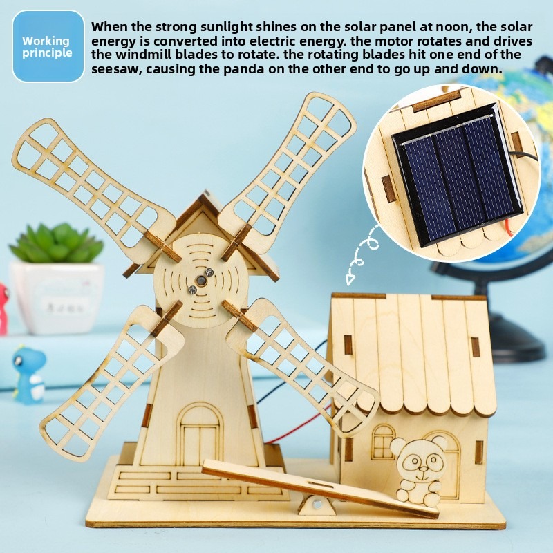 Solar windmill houses, childre - Science Max recension och pris