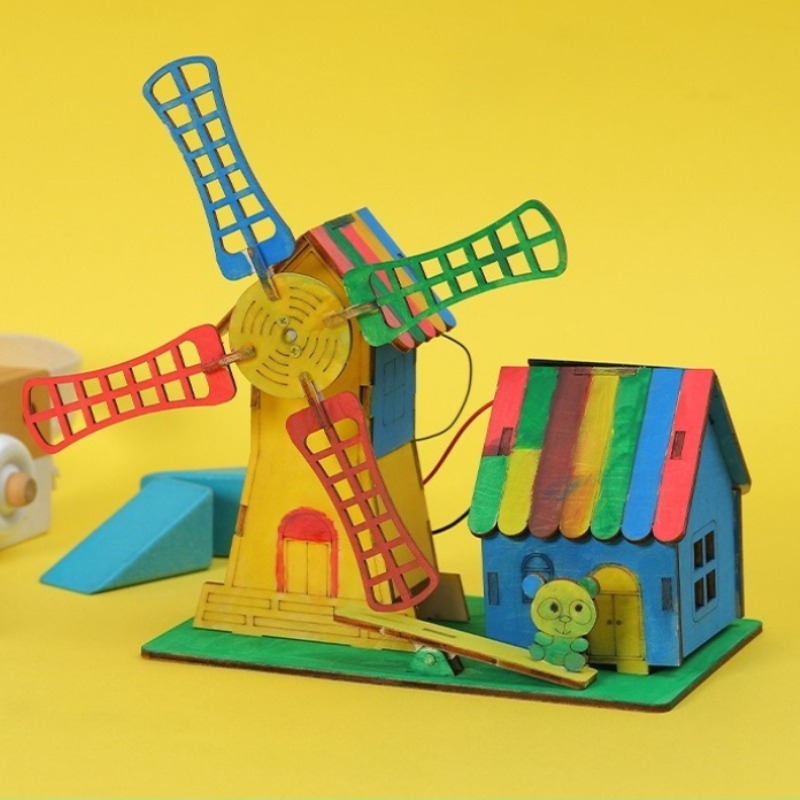 Solar windmill houses, childre - Science Max recension och pris