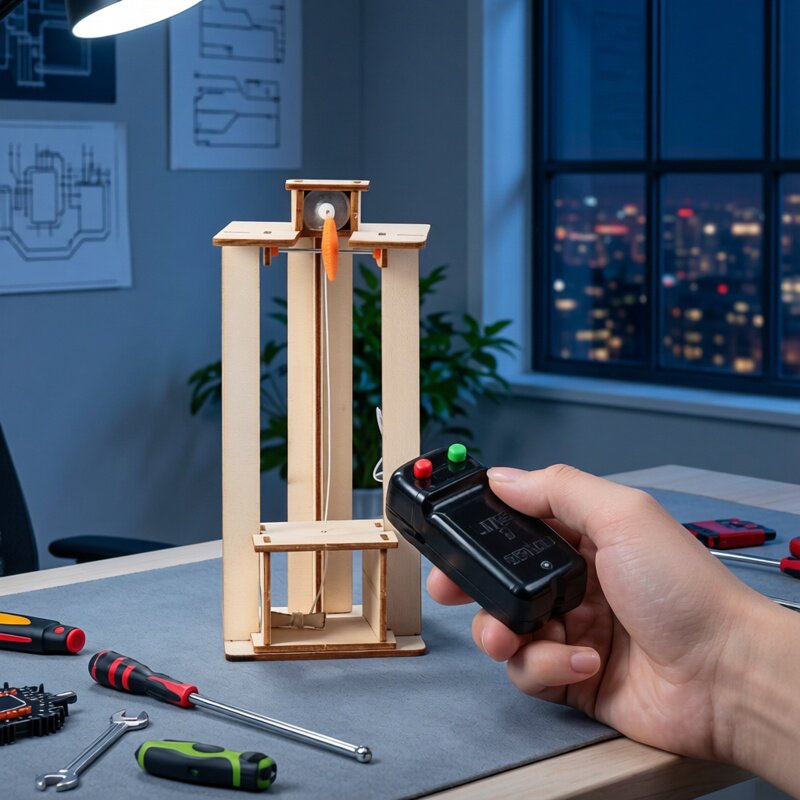DIY Electric Elevator Lift Mod - Science Max recension och pris